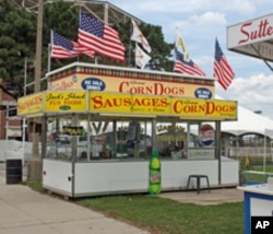 Deep-fried fatty foods are part of the fair-going experience.