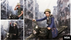 عکس‌هایی که خبرگزاری ایرنا از غرفه "مدافعان حرم" منتشر کرده است.