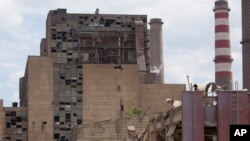 Termoelektrana u Obiliću posle eksplozije 6. juna 2014.