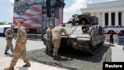 Beberapa tentara AS di pangkalan Fort Stewart, Georgia (foto: dok). 