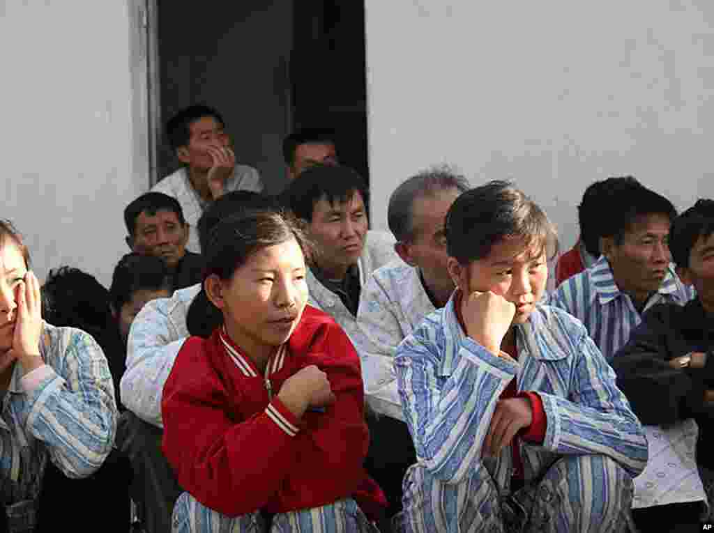 TB patients at a clinic in North Korea. (Eugene Bell Foundation)