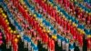 북한 대집단체조 공연 재개…VIP석 900달러, 심각한 아동 인권 침해 비판