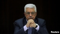 Le président palestinien Mahmoud Abbas à Ramallah le 28 juillet 2013.