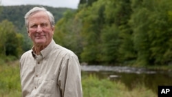 Today, John Adams is chairman of the Open Space Institute, which purchases scenic and natural land in New England to protect it from development.