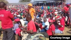 Part of the crowd that attended an MDC Alliance rally in Beitbridge on Saturday addressed by Nelson Chamisa.