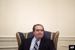 FILE - Supreme Court Justice Antonin Scalia.