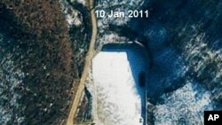 Satellite view of launch site