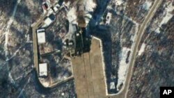 Gambar satelit yang dirilis oleh DigitalGlobe memperlihatkan gambar lokasi peluncuran satelit Sohae di Tongchang-ri, Korea Utara (Foto: dok). 