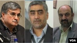 سه مقام سابق قضایی، حسن تردست، عبدالرضا محبتی و رضا جعفری