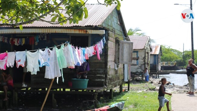 Una comunidad indígena en el Caribe de Nicaragua. [Foto: Houston Castillo, VOA]