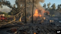 Kebakaran hutan yang melanda wilayah California (foto: dok). 