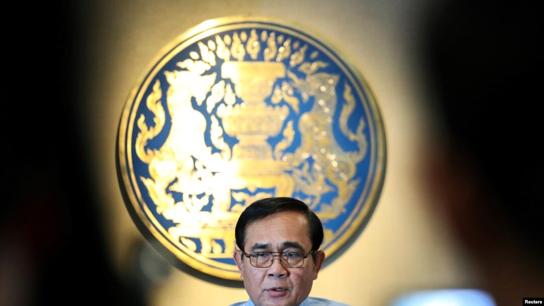 Thủ Tướng Thái Lan Prayuth Chan-ocha phát biểu tại một cuộc họp báo ở Bangkok ngày 26/3/2019. REUTERS/Athit Perawongmetha