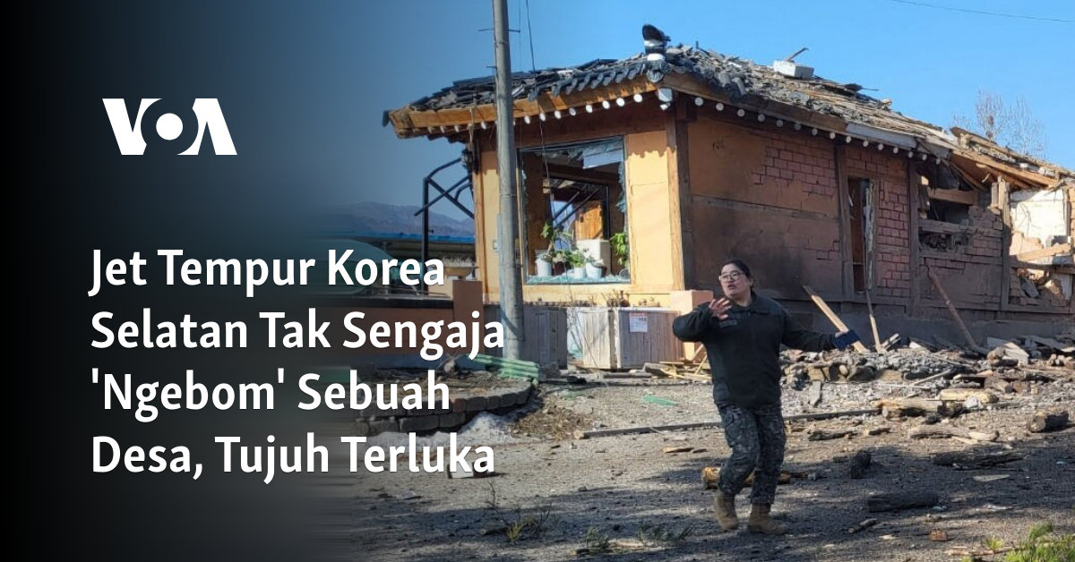 Jet Tempur Korea Selatan Tak Sengaja ‘Ngebom’ Sebuah Desa, 15 Terluka