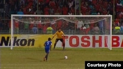 بازیکن شماره پنج مالدیف گول پیروزی تیمش را به ثمر رساند
