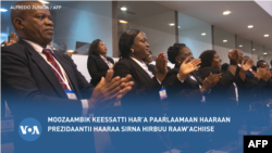 Moozaambik Keessatti Har'a Paarlaamaan Haaraan Prezidaantii Haaraa Sirna Hirbuu Raaw'achiise 