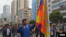 Protestan en Bolivia contra la presidenta interina Jeanine Áñez