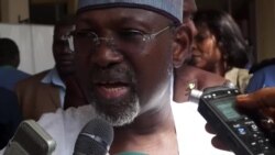 ZABEN2015: Attahiru Jega Yana Bayyana Ra'ayinsa Kan Hukumcin Da Ya Haramtawa Sojoji Zuwa Rumfunan Zabe