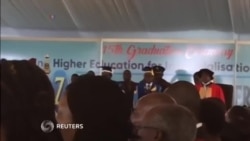 Zimbabwe President Performs Normal Duties at Graduation, Amidst Negotiations for his Resignation