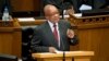 FILE - South Africa's President Jacob Zuma delivers his State of the Nation address at Parliament in Cape Town, Feb. 13, 2014. 