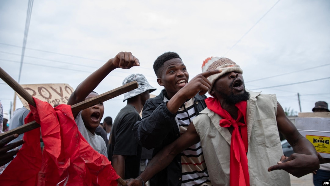 Protestos em Maputo
