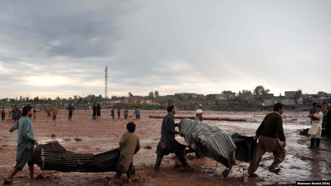 rain cause flood in kp pakistan