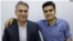 Manouchehr Bakhtiari and his son Pouya appear in this Instagram photo prior to Pouya being shot and killed by Iranian security forces in a crackdown on nationwide antigovernment protests in November 2019. 
