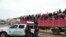 Un camion rempli de bergers a été arrêté avant d'arriver à Lagos à l'Ojodu-Berger à Lagos, le 4 mai 2020, en provenance de Zamfara et de l'État de Kano, l'épicentre du coronavirus au nord du Nigeria.
