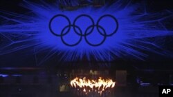 Ceremonia de cierre de los Juegos Olímpicos de Londres. Estados Unidos busca traer los juegos de 2024.