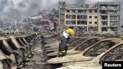 Ledakan maut di kota Tianjin, China menewaskan sedikitnya 114 orang dan melukai ratusan lainnya (foto: dok).