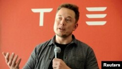 FILE: Founder and CEO of Tesla Motors Elon Musk speaks during a media tour of the Tesla Gigafactory, in Sparks, Nevada, U.S. Taken 7.16.2016. 