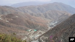 Vista de la mina SERMIGOLD en Arequipa, Perú, el 7 de mayo de 2023.