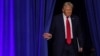 President-elect Donald Trump takes the stage at the Palm Beach County Convention Center in West Palm Beach, Florida, Nov. 6, 2024. 