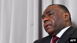 L’ancien vice-président congolais Jean–Pierre Bemba à Bruxelles, 24 juillet 2018.