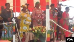 Mrs. Grace Mugabe in Chinhoyi, Mashonaland West Province.