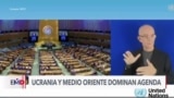 Ucrania y el Oriente Medio dominan agenda en Asamblea General de la ONU