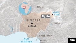 Map of Ngala, Nigeria