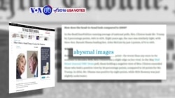 VOA60 Elections - The Wall Street Journal: Clinton and Trump have abysmal images at this point