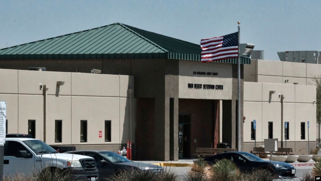 Pusat penahanan Migran AS di Adelanto, California. (Foto: dok).