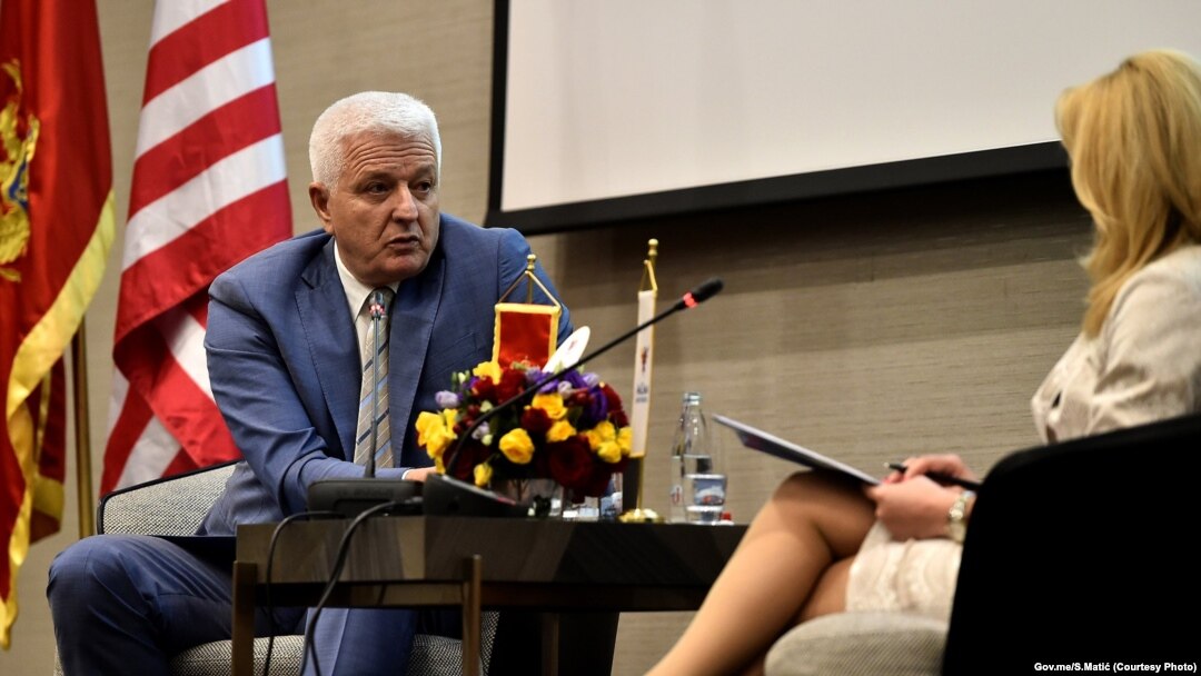 Premijer Crne Gore Duško Marković na skupu "Otvoreno sa premijerom" u organizaciji Američke privredne komore u Crnoj Gori (Foto: Gov.me/S. Matić) 