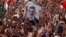 Supporters of ousted President Mohammed Morsi protest in Nasr City, Cairo, July 9, 2013. 