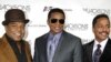 Brothers Tito Jackson (L-R), Jackie Jackson, and Marlon Jackson (file photo)