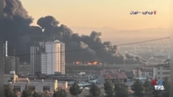 حجم عظیم دود و آتش‌سوزی در منطقه وردآورد تهران
