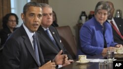 President Barack Obama during a Cabinet meeting at the White House in Washington, Oct. 3, 2011