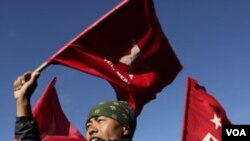 Kelompok Maoist Nepal yang beroposisi menyerukan protes nasional.