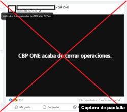 Captura de desinformación en Facebook.