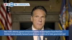 VOA60 America - President Biden Calls on New York Governor Cuomo to Resign