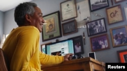 FILE - Mexican journalist Emilio Gutierrez, shown at home in Las Cruces, New Mexico, in 2011, faces deportation to his native Mexico. He fears he'll be killed there.