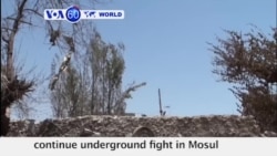 VOA60 World - Iraq: IS and Iraqi forces continue underground fight in Mosul