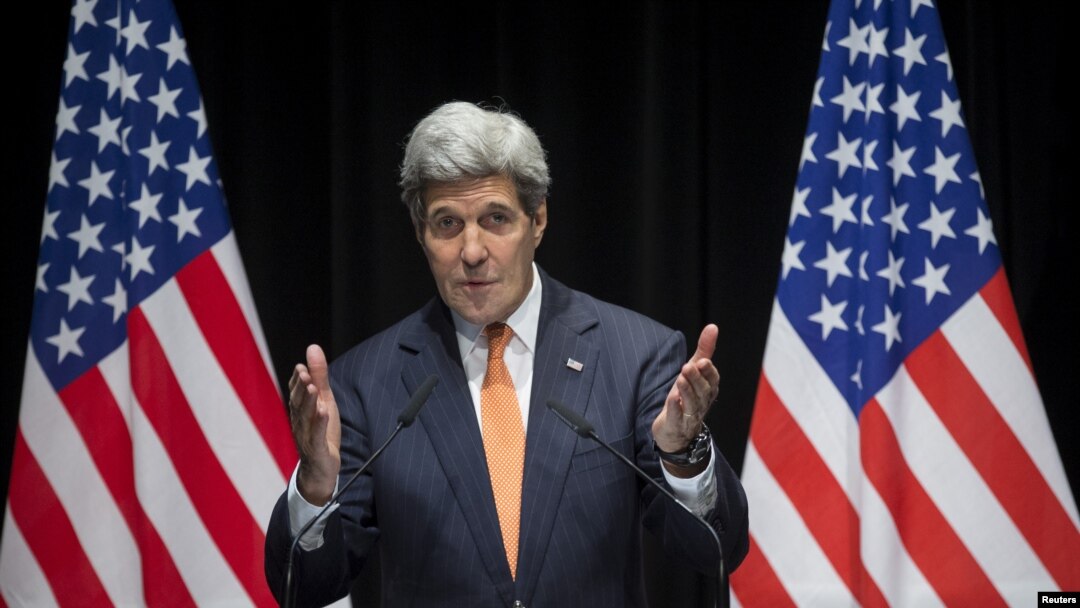 El secretario de Estado, John Kerry, habla sobre la recientemente concluida ronda de negociaciones con Irán, desde Londres.