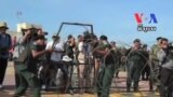 Riot Police and Protesters Rehearse Ahead of a Big Protest 